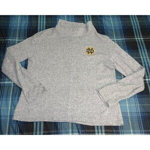 NCAA Notre Dame Fighting Irish Gray Gameday Couture Shirt Size Medium